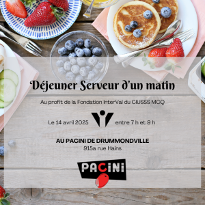 Inscription au Déjeuner Serveur d'un matin 2025